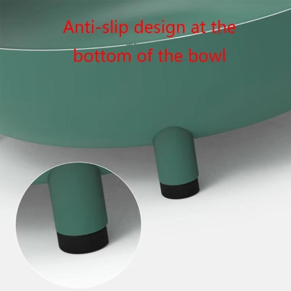 New Stainless Steel Elevated Cat Bowls Tilted Design Easy Clean Pet Feeding Dish Plastic Puppy Feeder Dog Feeding