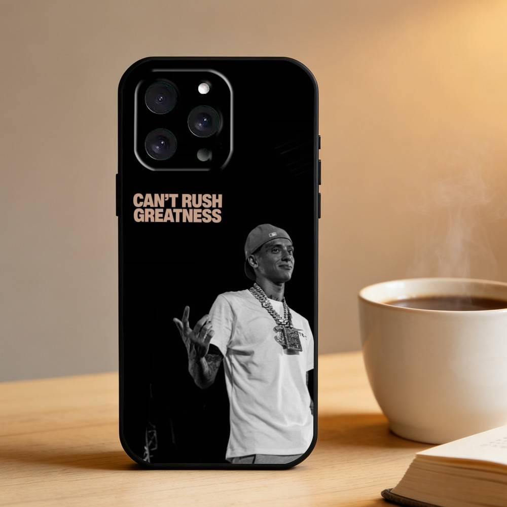 Central C-Cee Uk Rapper  Phone Case For iPhone 17 16 15 14 13 12 Max Plus Silicone Black Cover