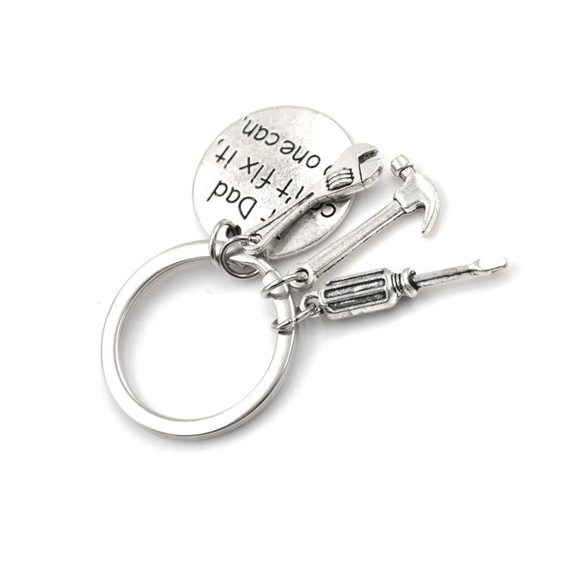 If Dad Can'T Fix It No One Can Hand Tools Keychain,Daddy Keyring,Dad Gift,Fathers Day,Father Keychain