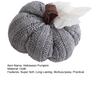 1/3Pcs Mini Knit Pumpkins Realistic Looking Faux Fall Harvest Crochet Pumpkins Thanksgiving Table Setting Small Knit Pumpkins