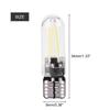 10st 12V W5W T10 194 Glas COB Filament LED Bil Läsning DRL Bagage LED-lampa Vitt Ljus