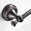 Strong Copper Tissue Paper Holder Retro Style Black Bronze Simple Mounts Tissue Bracket for Homes Easy Setups Decors