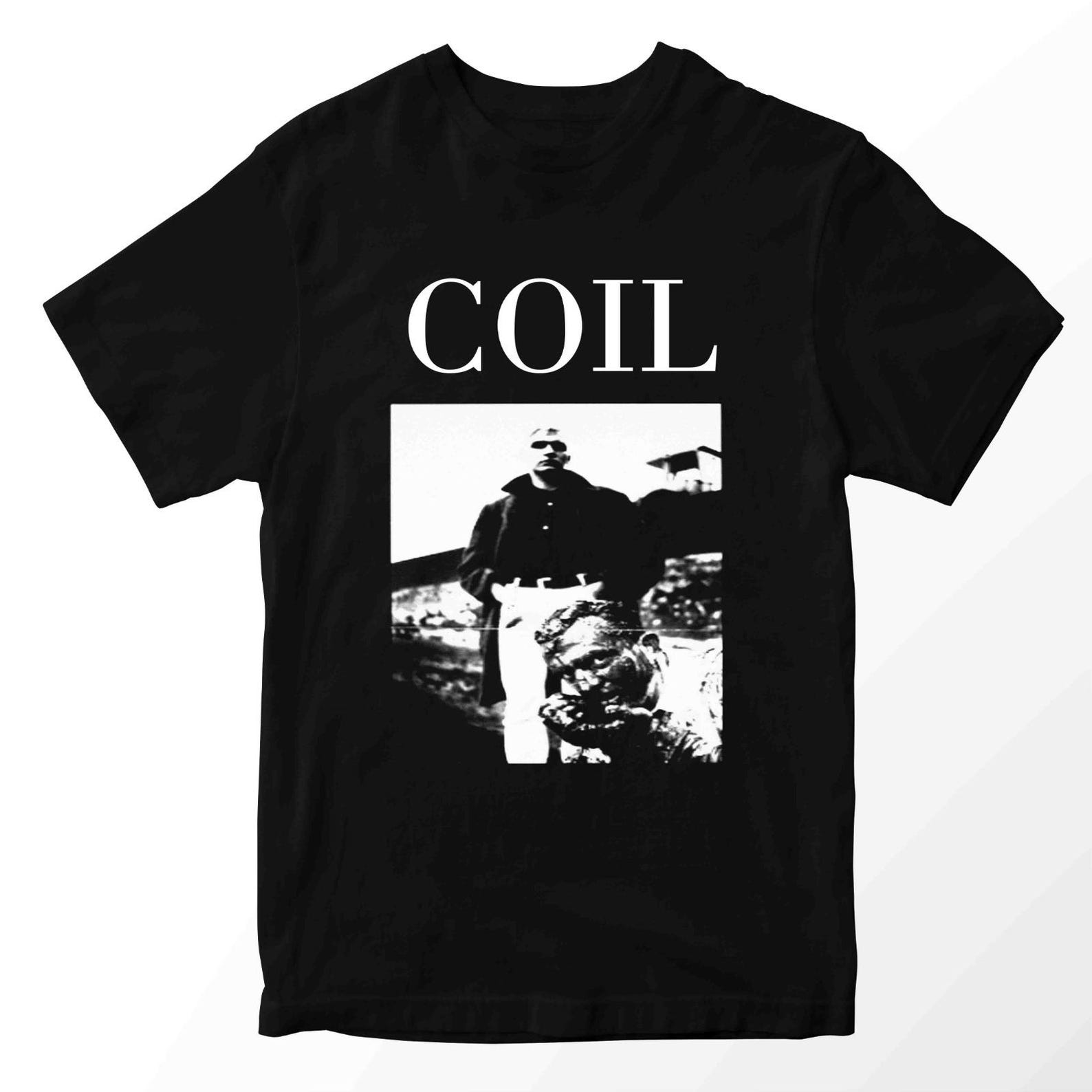 Coil Band T-Shirt: Black Gildan Graphic Tee XL