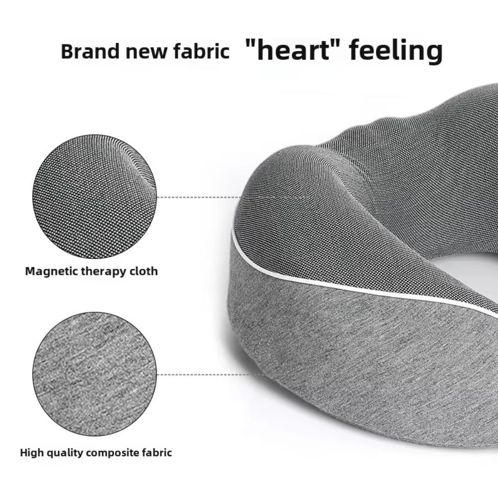 Langsam Rückprall Nackenkissen Atmungsaktives Gewebe Reisekissen Nackenstütze Flugzeugkissen Büro