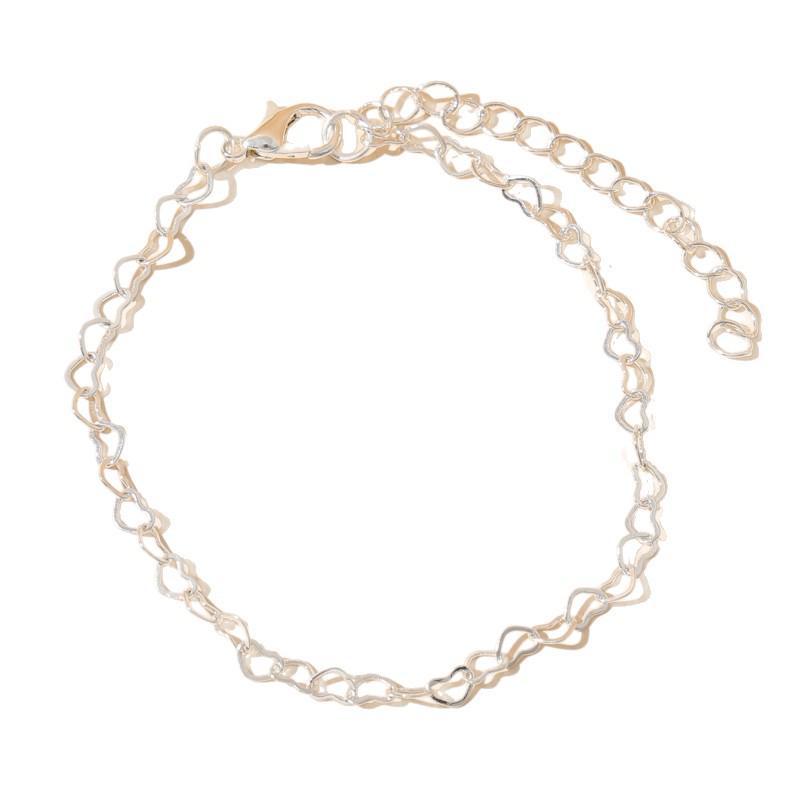 Elegant Hollow Heart Bracelet: Versatile, Stackable Hand Jewelry for Women