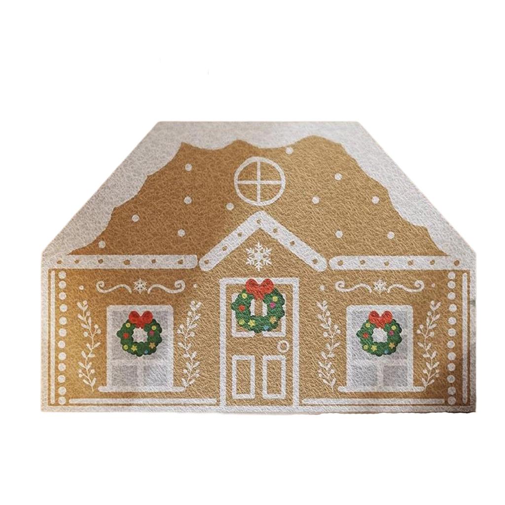 Door Mats Dirt-resistant Porch Mats Christmas Can Be Cut PVC Wire Ring Floor Mats Outdoor Removal Mats