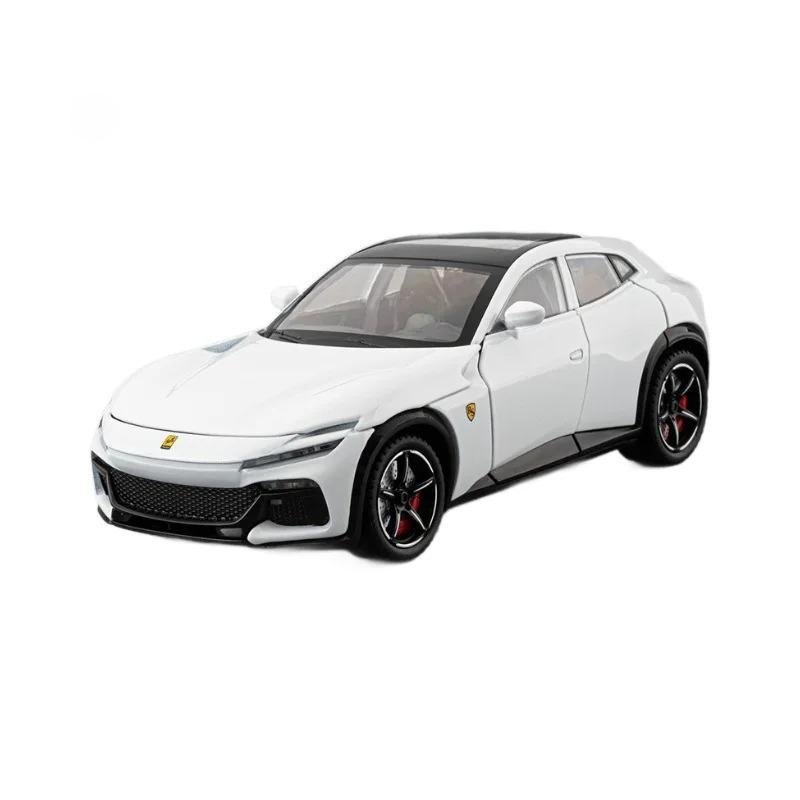 1:24  1:22 SF90XX Purosangue FVU SP3 Rafa FXXK Sport Car High Simulation Diecast Metal Alloy Model Car Sound Light Pull Back Toy