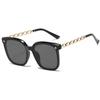 Korean Version of Round Face, Big Box, Square, Advanced Sunglasses, Ladies' Tide, Big Face Glasses, Sun-shading .non-polarized Fashion Accessory