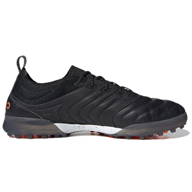adidas Copa 20.1 TF (Rubber Studs) Durable Soccer Shoes Men Soccer Shoes Black Orange EH0892