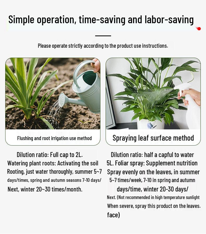 Universal Liquid Fertilizer for Flowers, Green Plants, Hydroponics, Succulents, and Potted Money Trees