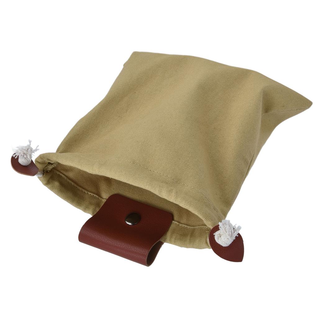 Foraging Pouch PU Leather   Fruit Picking Storage Bag Waist Hanging Tool Bag for Outdoor Camping