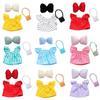 17cm Doll Clothes Set Plush Toy Accessories Miniature Doll Outfit Ensemble Soft Stuffed Figure Clothing Doll Dress-Up Kit