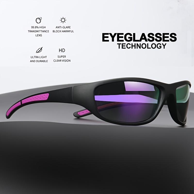 Set de 3 ochelari de soare sport polarizați de înaltă calitate pentru bărbați și femei, ochelari de vedere nocturnă cu schimbare de culoare, potriviți pentru condus