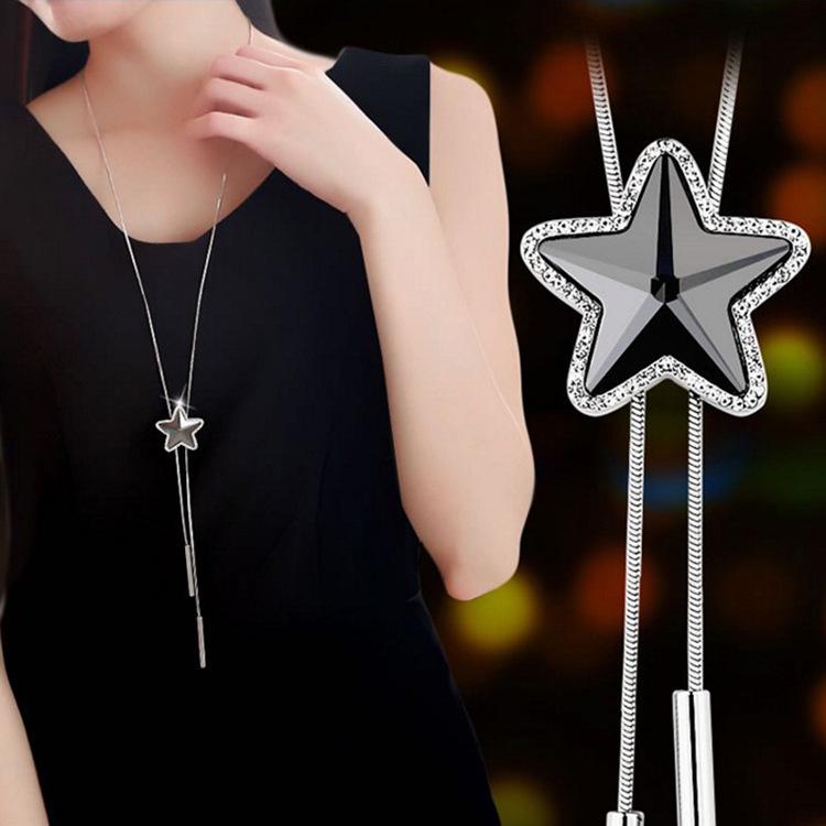 Women's Zodiac Ox Long Sweater Necklace - High-End Fashion Pendant