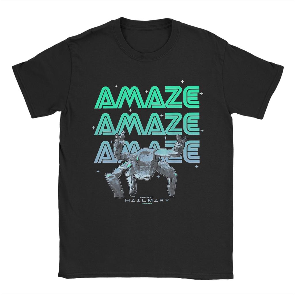 New Arrival Project Hail Mary SciFi Movie T Shirt for Unisex Women 100 Cotton Tshirts Short Sleeve Tops