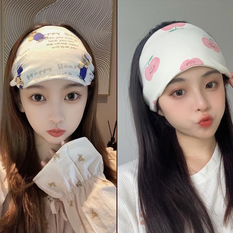 Breathable Maternity Headscarf: Cute, Cotton, Sweat-Absorbent Wide-Brim Hat for Spring/Summer