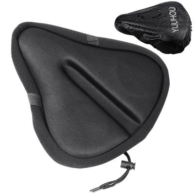 Bicycle Saddle Cover with Waterproof Cover and Saddle Cushion Prevents Sore Compatible with City Electric and Exercise Bikes Ideal for Commuting and -