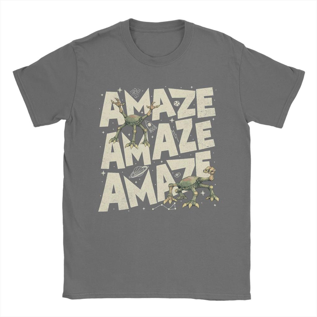 Project Hail Mary Rockys Amaze Amaze Amaze Mens T Shirts Vintage Tee Shirt Short Sleeve O Neck TShirts Pure Cotton Summer
