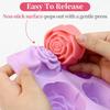 New 12-Cavity Rose Silicone Mold 3D Heat-Resistant Chocolate Mold Reusable Nonstick Mousse Mould Soap Making