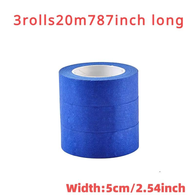 3 Roll/Set Paint Tape Multi-Surface Masking Easy Removal Paint Tape Security Wall Painting Crafts Art Construction Home 20m/RollPinstriping Tape 3