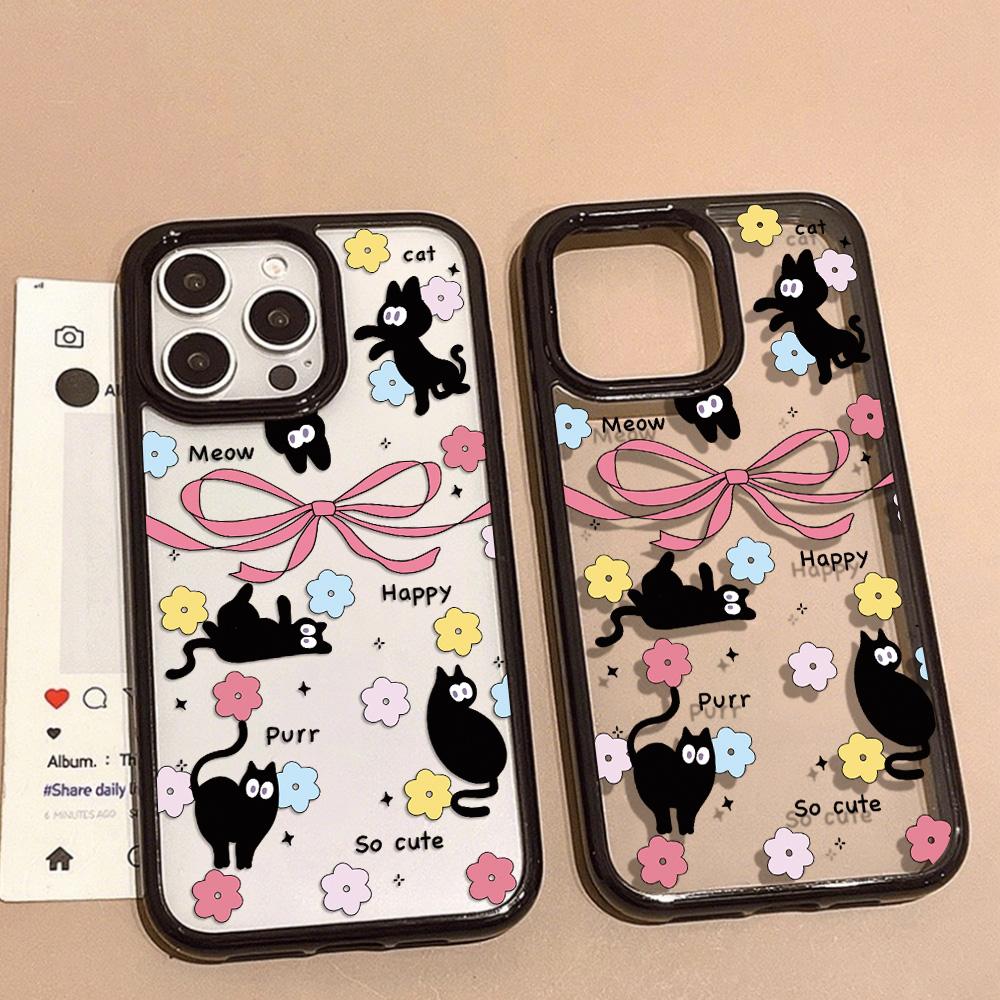 Transparent Phone Case for iPhone 11 12 13 iPhone 13 14 15 Pro 15 16 Pro Max Samsung A15 A16 A25 A26 A55 A56 S25 S24 S22 S23