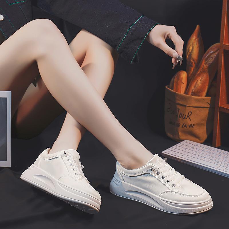Fashion New Women's Korean Edition Trendy Versatile Casual Shoes Outdoor Comfortable Sports Little White Shoes Women's Vulcanize Shoes