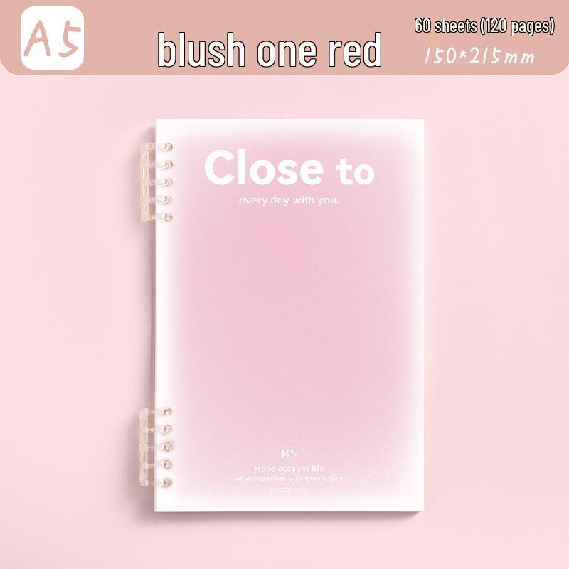 

B5 Comfort Coil Notebook: Detachable Loose-Leaf with Horizontal Lines, Ideal for Students Diaries. 60 pages/book