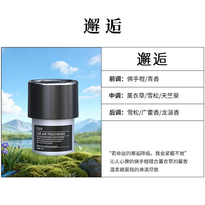 Car fragrance 2026 new solid perfume perfume car fragrance car interior decoration toilet odor removing fragrance