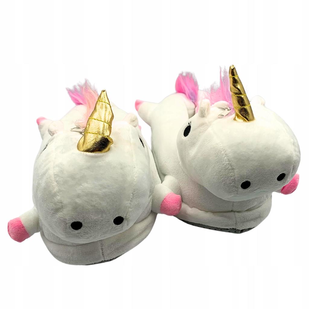 Unicorn Rainbow Winter Slippers For Women, Children, Warm 35-38