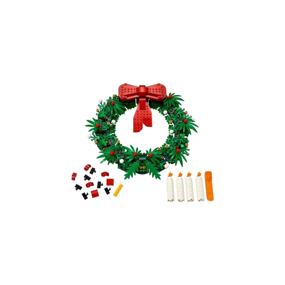 LEGO Christmas Wreath 2-in-1 Building Toy for Kids Ages 8-11 Decorative Gift 40426