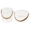 PU Leather Drink Tub Container for Picnic Pub Household Small