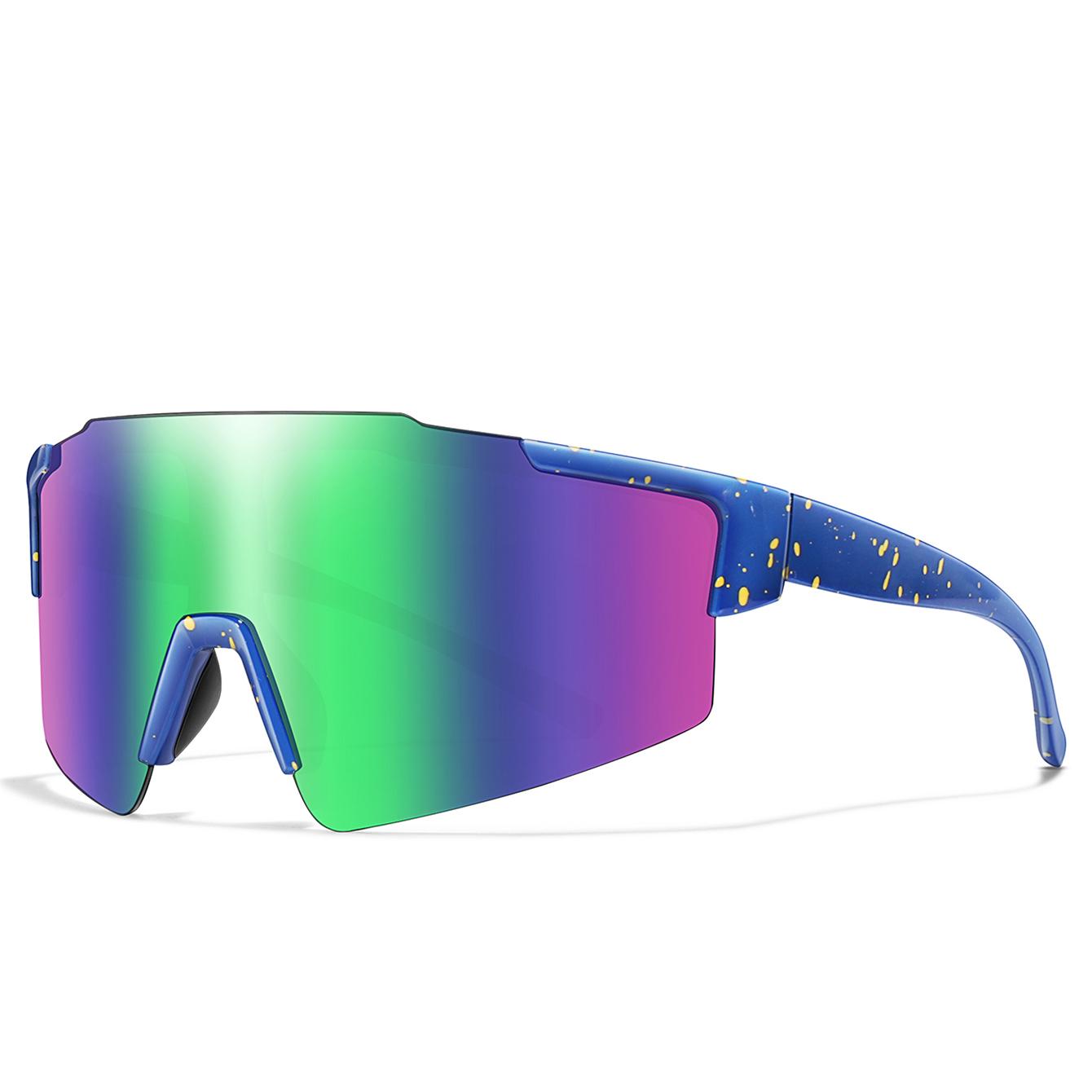 

LOISRUBY UV400 Windproof Sports Sunglasses Large Lens Cycling Glasses Bike Eyewear for Men And Women MTB Bicycle Goggles