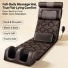 Full-Body Multifunctional Massage Mattress, Cervical and Lumbar Intelligent Massage Pad, Home Electric Heating Massage Device