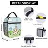 Cute Cartoon Manga Chiikawas  Insulated Lunch Bags Cooler Bag Reusable,Lunch Container  Portable Tote Lunch Box Food Handbag