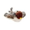 Flapping Bird Sparrow Cat Toy Interactive USB Rechargeable Flying Bird Cat Touch-Activated Vivid Chirping