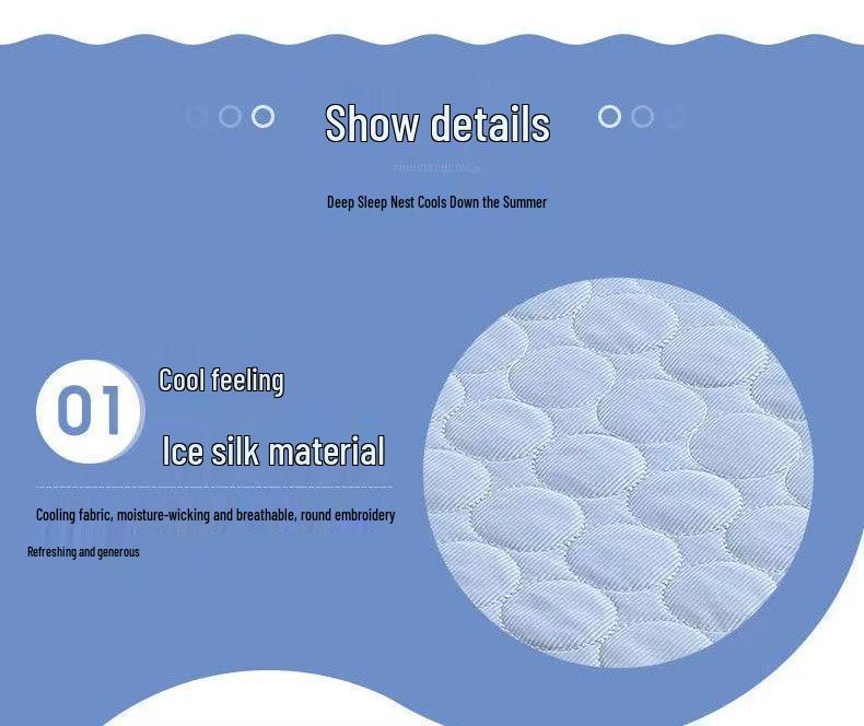 Pet Cooling Mat for Cats & Dogs - Autumn/Winter Bed with Ice Silk for Small to Medium Pets