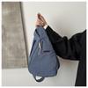 New lightweight trend solid color sexy large capacity simple fashion commuter messenger shoulder breast bag