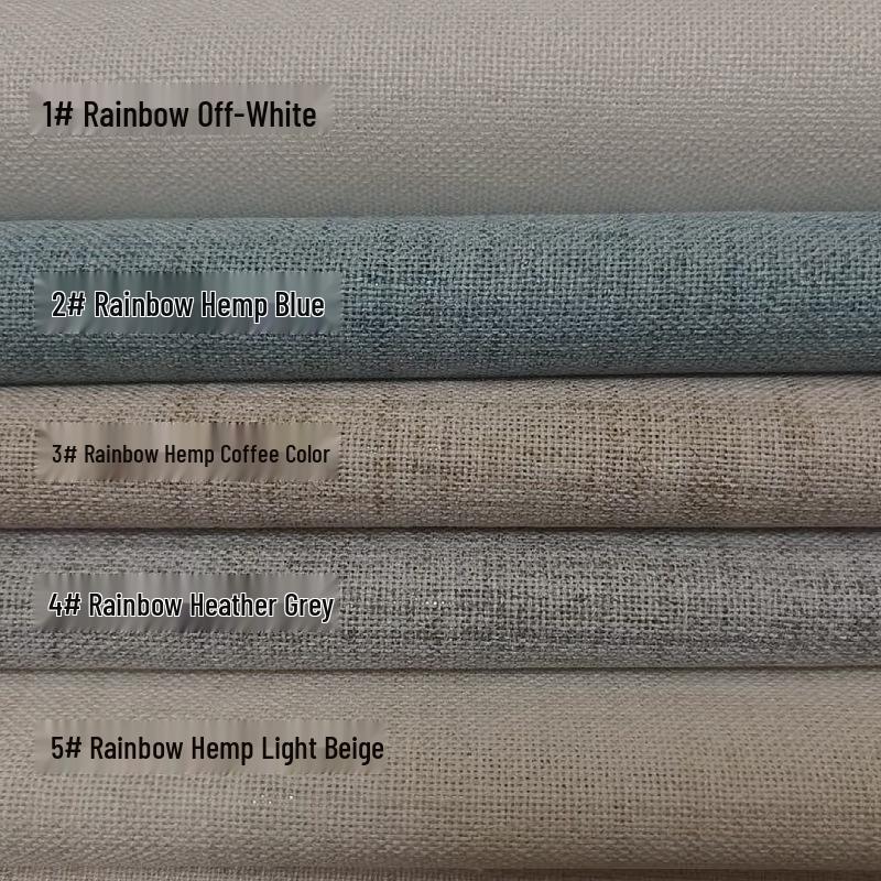 Light-Filtering White Sheer Curtain Fabric for Living Room, Bedroom & Balcony