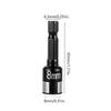 8pcs 8 Pieces Hex Shank Socket 8mm Size Socket Adapter Accessories Nut Screwdriver  Home Maintenance