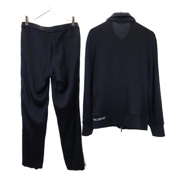 VALENTINO made in Italy jersey jacket Setup Top: 44/Bottom: 50 black Men's Used