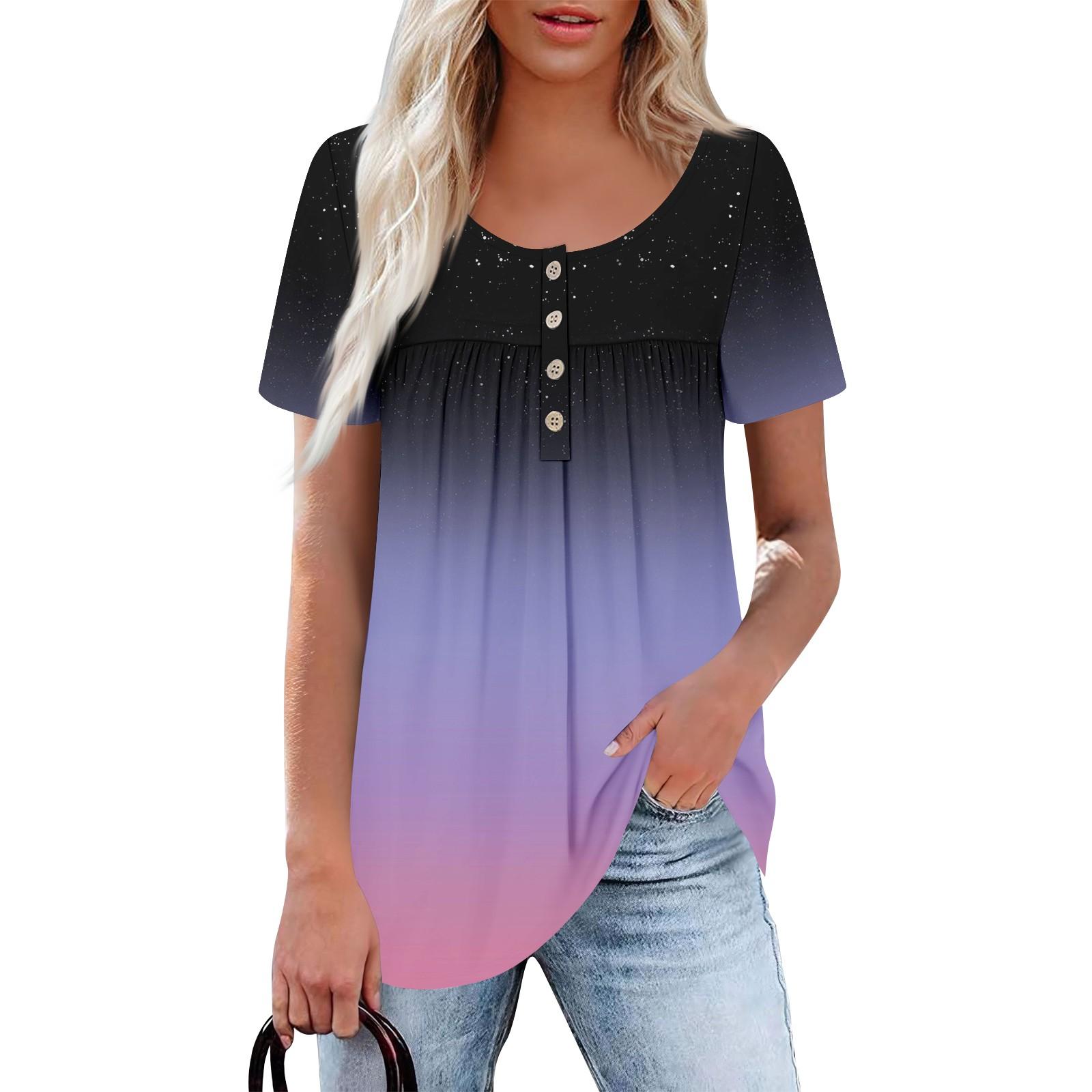 

Женский повседневный топ с круглым вырезом, коротким рукавом, воротником на пуговицах, оборкой на груди, однотонный топ XL чёрный