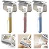 Stainless Steel Pet Dematting Comb Anti-tangle Creative Cat Undercoat Remover Widened Cutters Skin Friendly Dog Deshedding Brush