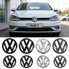 JQTYB1 1Pcs 135mm 112mm ABS Car Front Hood Cover Sticker Trunk For Volkswagen Golf 7 VW MK7 2014-2017 Logo Auto Badge Decal Accessories