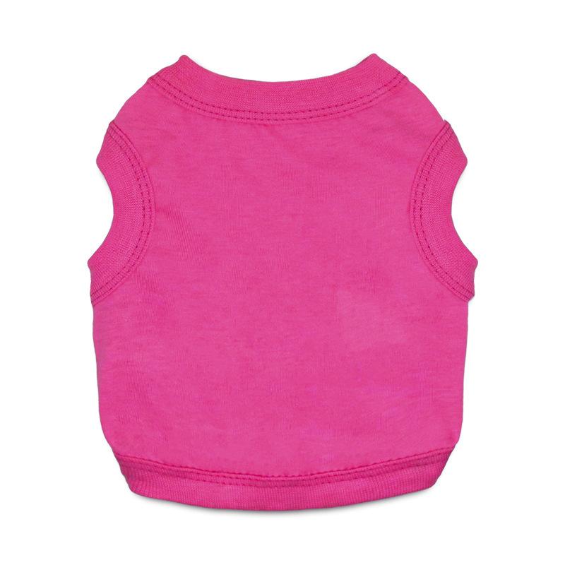 Dog Shirts Pet Clothes Blank Clothing Puppy Vest T-Shirt Sleeveless Costumes Doggy Soft and Breathable Apparel Outfits for Cats