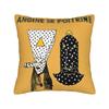 Angine De Poitrine Square Pillow Covers Polyester Car Sherpa Mantra Cushion Cover Cute Decor Throw Pillow Case