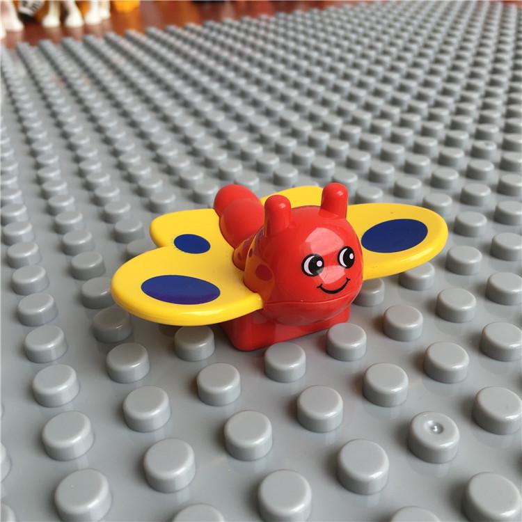 Gegele Lego-Compatible Building Blocks: Large Particles & Small Animal Accessories - Ocean, Zoo, Dinosaur Educational Toys
