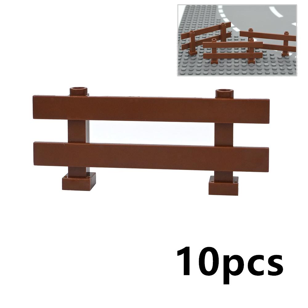 MOC Stadtzaun Baustein Teile Haus Geländer Treppenabsperrung Leiter Garten Militär Montageziegel Kompatibel 60603 3185