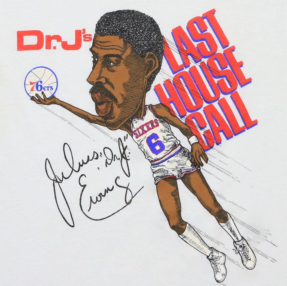 Julius Erving T-shirt White Short Sleeve S to 5XL JJ3799 Unisex T-Shirt S