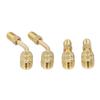 4Pcs 1/4SAE To 5/16SAE Conversion Head Refrigerant Charging Adapter for R410 Reducer Fluoride Tools