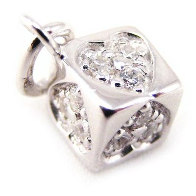 [F5873] - Silver Pendant 'Lover's Chance'